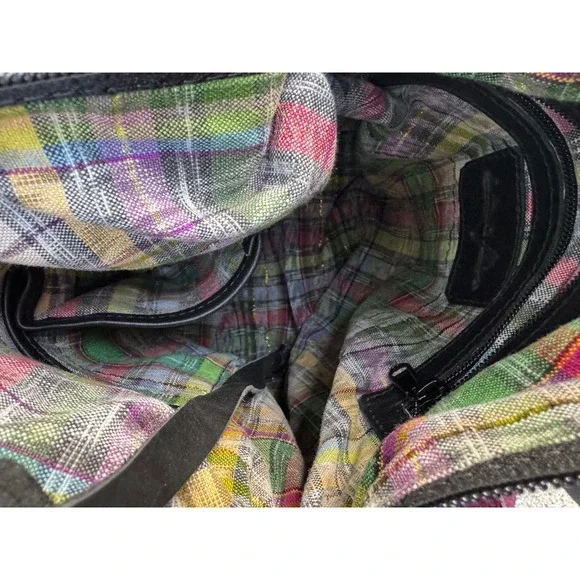 Intrinsic Flair Embroidered Floral Boho Indie Fringe Leather Shoulder Bag Purse - Picture 8 of 11